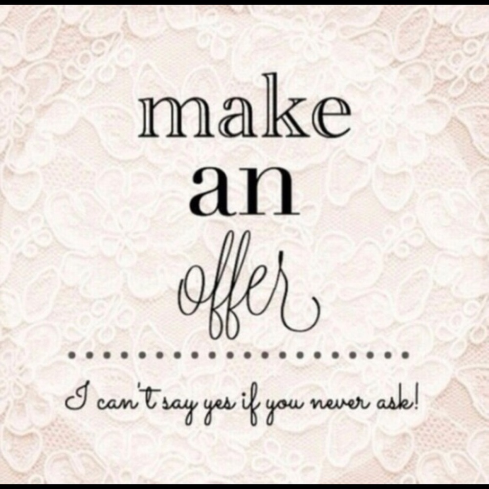 •✨If you love something, please send an offer!✨•